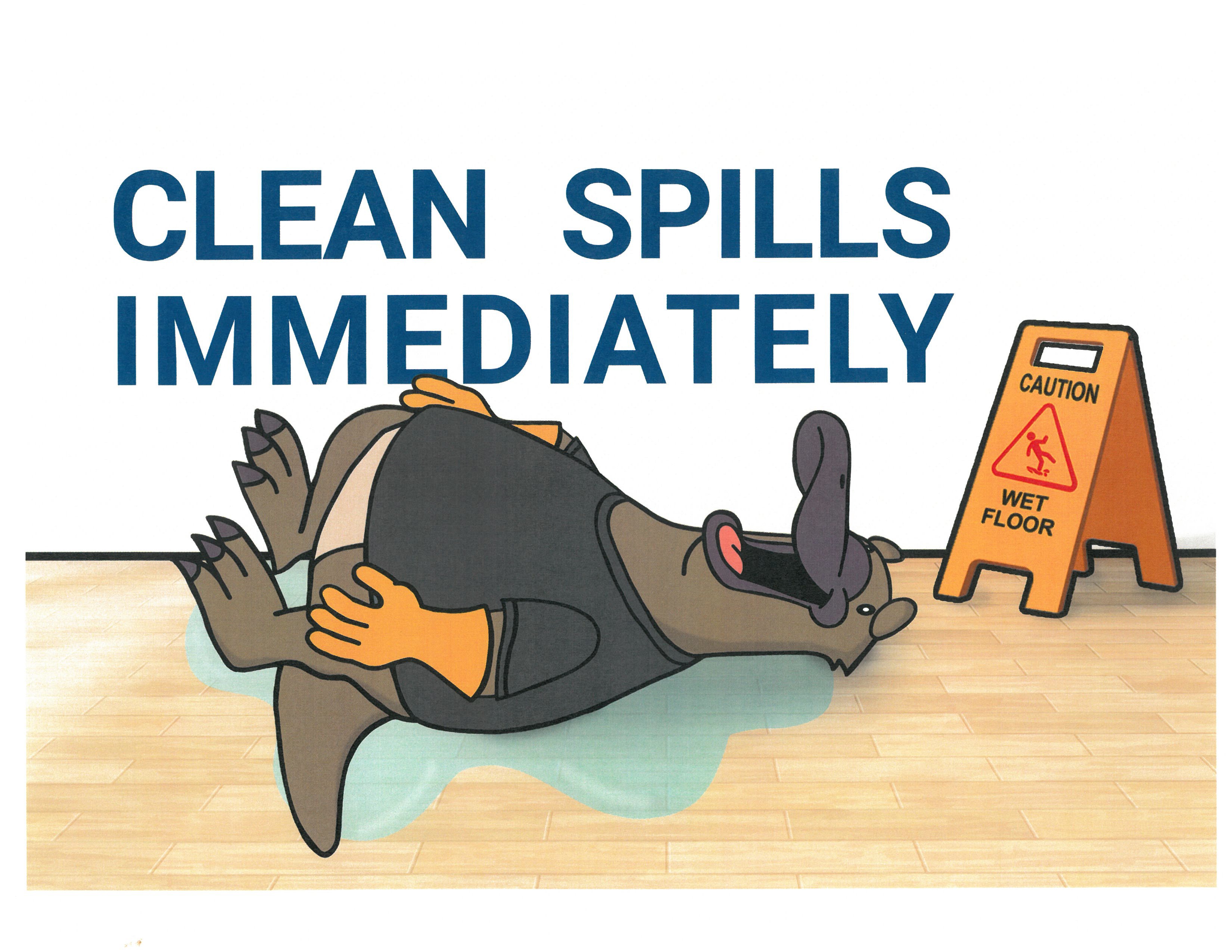 Abby - Adult - Clean Spills Immediately